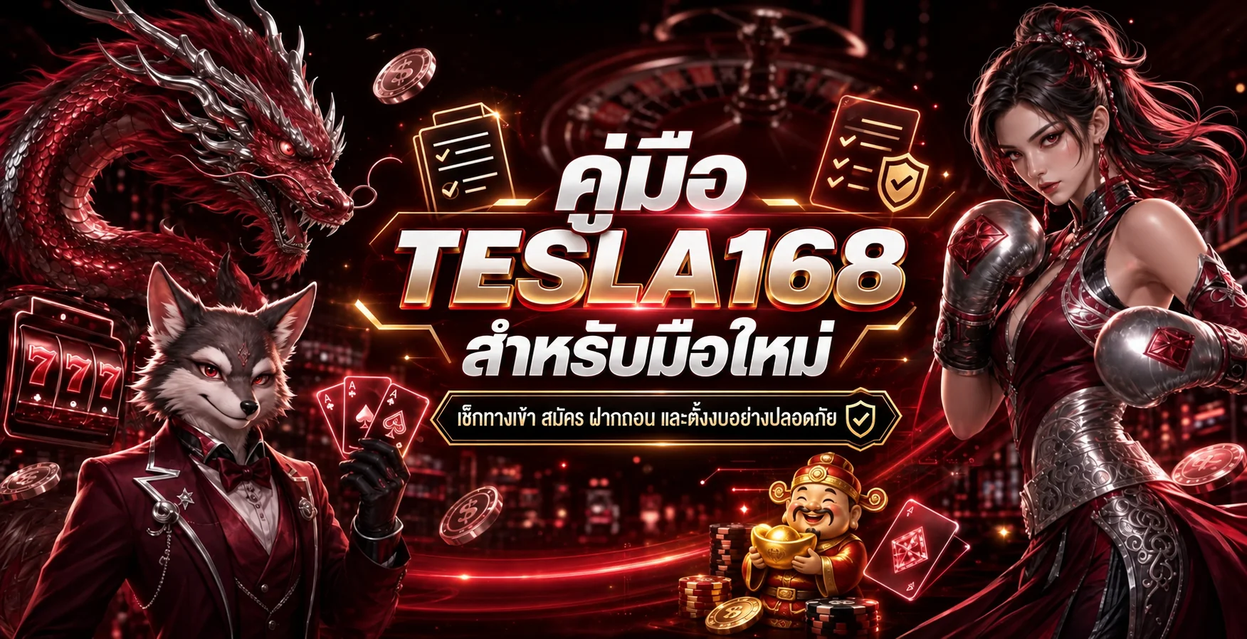 TESLA168 คู่มือมือใหม่ ทางเข้า สมัคร ฝากถอน